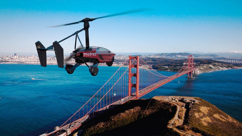 Könnte so die Zukunft der Mobilität aussehen? Ein niederländisches Unternehmen verspricht, ab 2018 das erste fliegende Auto der Welt auf den Markt zu bringen. (PAL-V)
