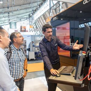 Impressionen von der Lasys 2022.(Bild:  Landesmesse Stuttgart GmbH)