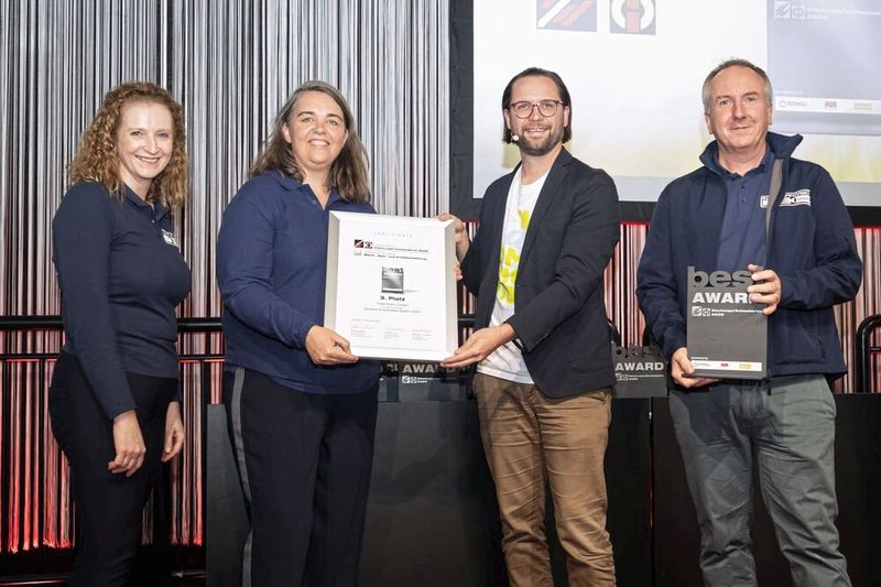 Impressionen der Verleihung des „best Award“ 2025 am ersten Messetag. (Bild: Jürgen Biniasch)