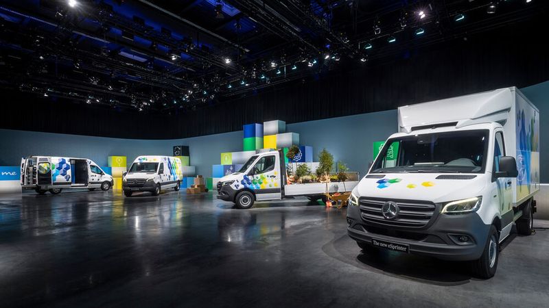 Es gibt verschiedene Größen und Aufbauten. (Bild: Mercedes-Benz)