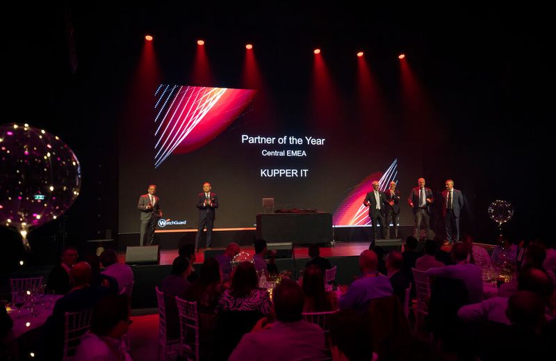 Höhepunkt der Gala am 22. Mai war die Award-Verleihung. (Bild: Watchguard)