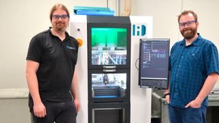 3D pellet printing in the USA: an Exam 255 at the Fraunhofer USA Center Midwest in East Lansing, Michigan. (Source: Aim 3D)