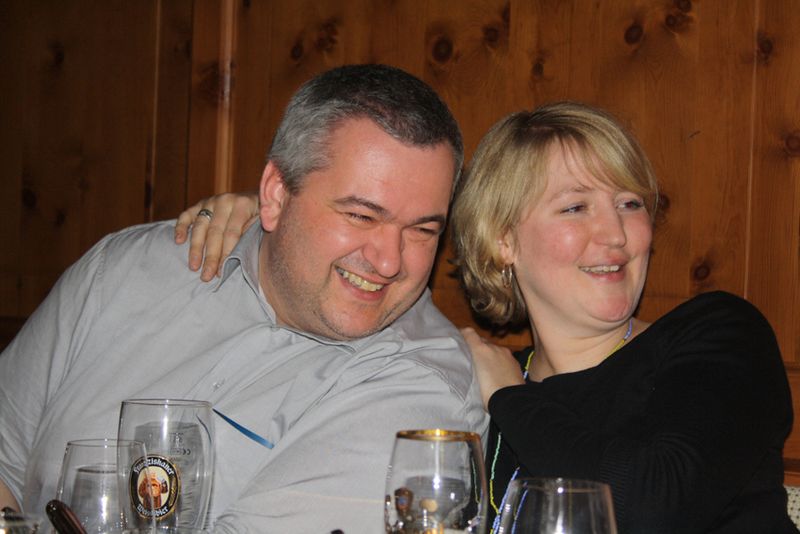 Sandra Frey und Karl Knapp genossen sichtlich den Abend. (Archiv: Vogel Business Media)