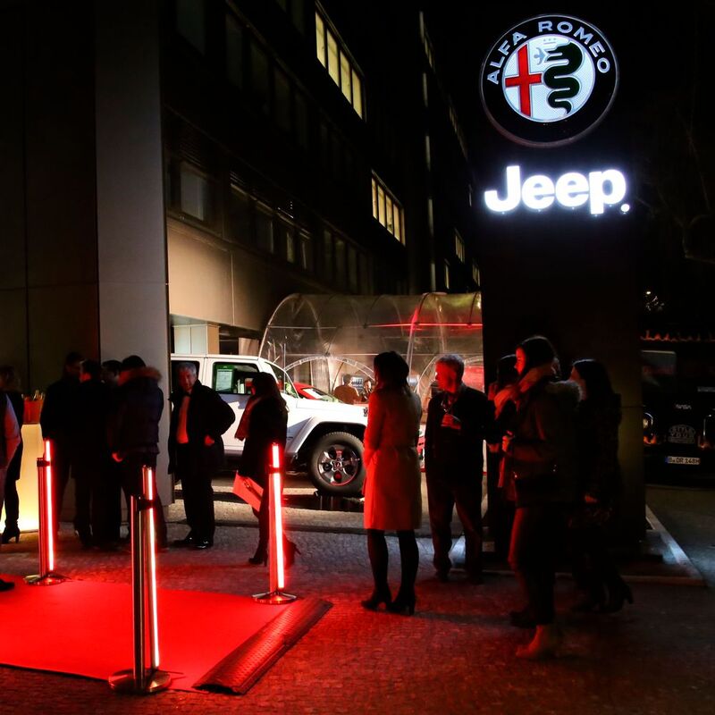 Neben anderen Fabrikaten sind nun auch Jeep und Alfa Romeo in der Charlottenburger Franklinstraße vertreten.