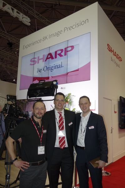 Das Sharp Team (v. l.) Thomas Möcker, Markus Eisemann und Felix Wohlfahrt.  (Bild: IT-BUSINESS)