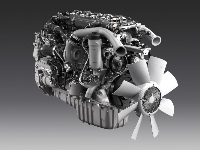 Auch der Neun-Liter-Gasmotor mit 280 und 340 PS entspricht den Euro-6-Vorgaben. (Foto: Scania)