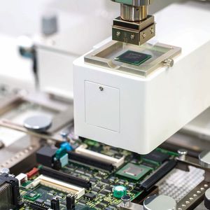 Bei Fanuc werden kaputte Platinen nicht weggeworfen, sondern repariert. (Bild:  Fanuc Europe)