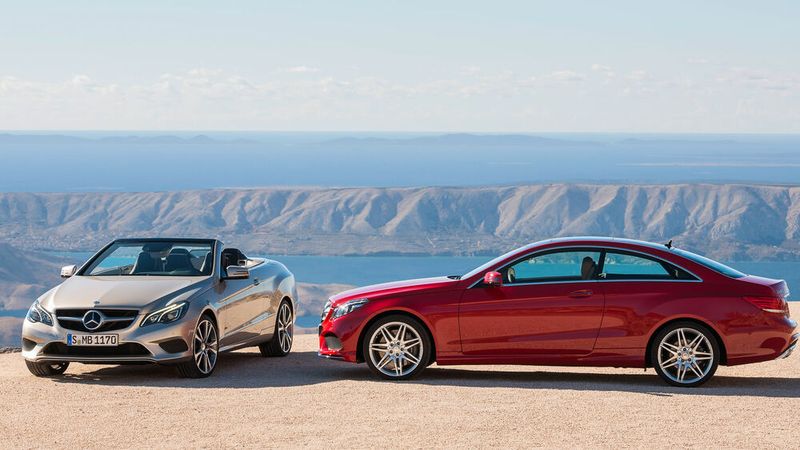 Auch als Cabrio und Coupé war die E-Klasse zu haben. (Bild: Mercedes-Benz)