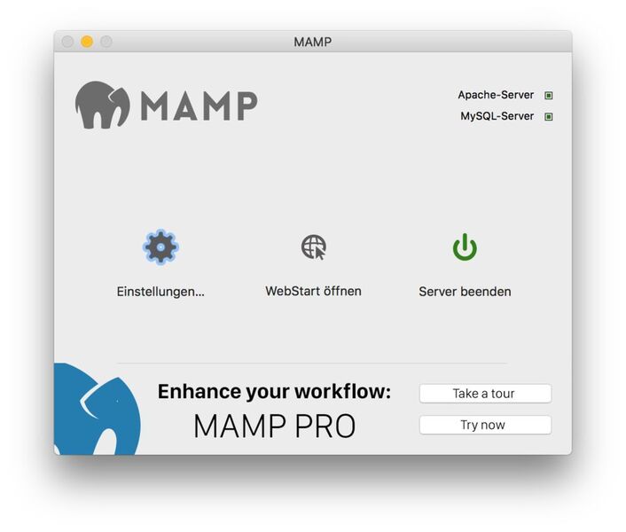 Sowohl unter Windows, als auch unter MacOS und Linux lässt sich ein Apache-Server schnell installieren. Besonders die Mac-Version MAMP ist sehr benutzerfreundlich. (Rentrop / MAMP)