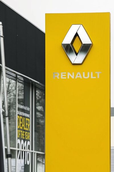 Zum künftigen Außenauftritt gehört auch ein neuer Pylon. (Renault)