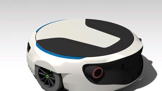 Ford stellt auf dem Mobile World Congress in Barcelona diverse Mobilitätskonzepte vor: Darunter den Carr-E, der sowohl Gepäck, als auch eine Person transportieren kann. (Ford)