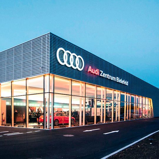 Noch im vergangenen Jahr hat die Wellergruppe zehn Millionen Euro in ihr Bielefelder Audi-Zentrum investiert.(Foto:  Wellergruppe)