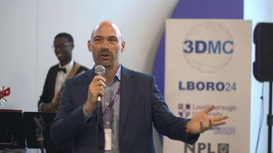3DMC Host & Chairman Peter Kinnell(Source:  Mark Pascal Sanders/ RWTH Aachen)