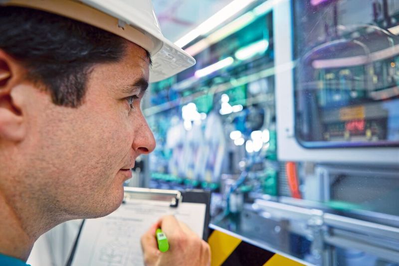 Bild 5: Inspektion an einer Maschine. (Bild: Phoenix Contact)