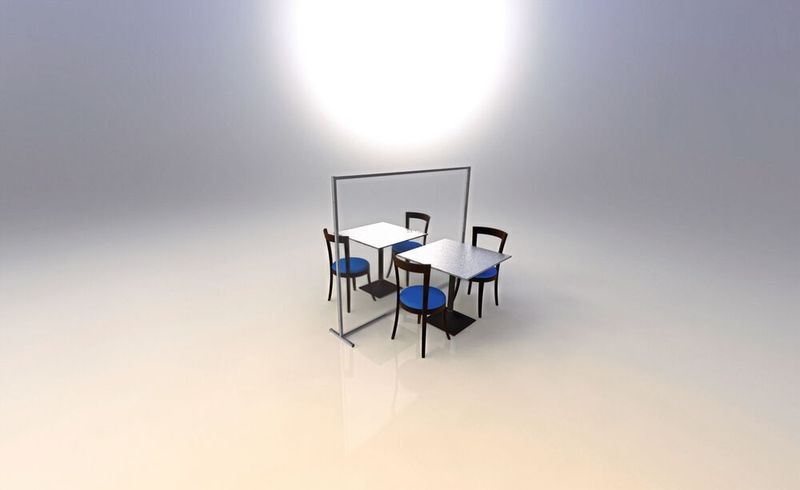 Transparence et sécurité avec les parois en plexiglas de pmf system. (Source : PMF System)