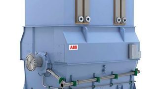 Weltrekord in der Effizienz von Elektromotoren: Ein sechspoliger 44-MW-Synchronmotor von ABB konnte den vertraglich festgelegte Wirkungsgrad von 98,8 % um 0,25 % überschreiten. (ABB)