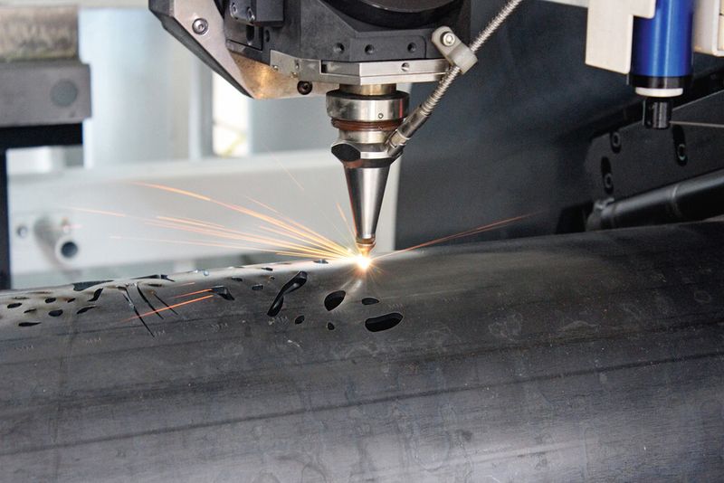 Bild 5: Alle Arten von offenen Profilen sind mit der Maschine rüstzeitfrei bearbeitbar. (Bild: Mazak)