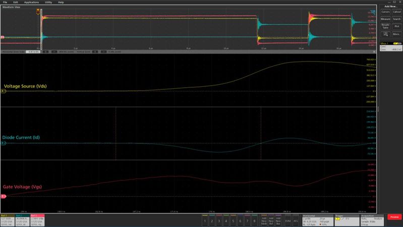 Eine neue Funktion von Tektronix ermöglicht es Entwicklern von SiC- und GaN-Leistungsbauelementen, den Einfluss der Ausgangskapazität zu quantifizieren.