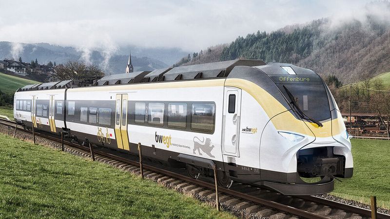 Batterieelektrischer „Mireo Plus B“ von Siemens Mobility.(Bild:  Siemens)