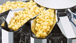 Die Mehrkopfwaagen von Yamato Scale bestehen aus unterschiedlichen Kammern, deren Inhalte zur idealen Menge kombiniert werden. (Wachendorff Prozesstechnik; Yamato Scale)