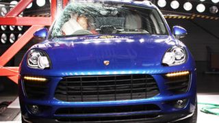 Fünf Sterne: Als erster jemals von Euro-NCAP getesteter Porsche schnitt das Kompakt-SUV Macan mit der Höchstpunktzahl ab. (Foto: NCAP)