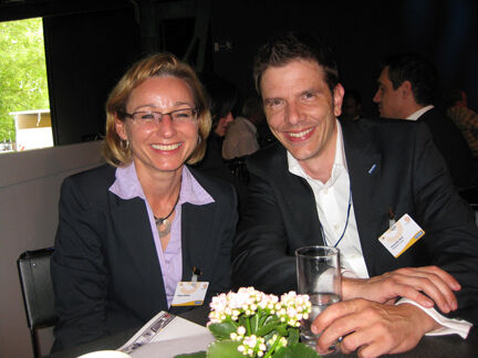 Regina Böckle von IT-BUSINESS und Alexander Wolf, Brightstar (Archiv: Vogel Business Media)