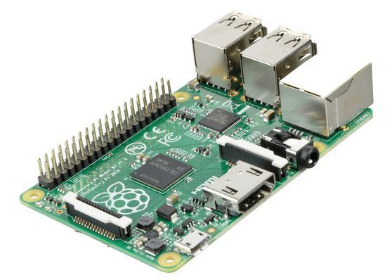 Raspberry Pi B+: Neues Format mit 4 x USB, 40-Pin-Leiste, Mikro-SD (Bild: reichelt)