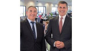 Christian Agasse (l.) und Christian Kühnhold sind die beiden Geschäftsführer von Paki part of Faber Halbertsma Group. (Bild: Paki)