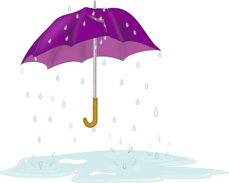 Der Öffne-drinnen-einen-Regenschirm-Tag (engl Open Your Umbrella Indoors Day) findet seit 2013 immer am 13. März statt. Ziel war wohl, den Aberglauben zu widerlegen, dass das Öffnen eines Regenschirms in geschlossenen Räumen Unglück bringt. (gemeinfrei)