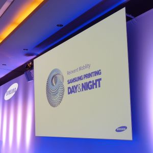 Samsung Printing Day&Night hatte Reinvent Printing zum Thema (Bild: Samsung)