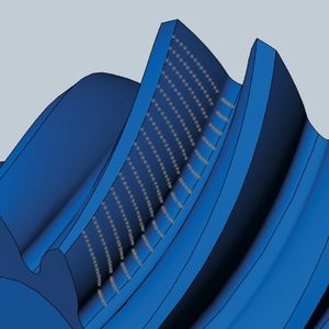 Für die Topologiemessung von Flanken- und Fussbereichen sind jetzt Messgitterpunkte verfügbar.