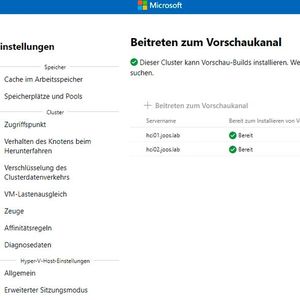 Cluster mit Azure Local lassen sich über das Windows Admin Center verwalten.(Bild:  Joos | Microsoft)