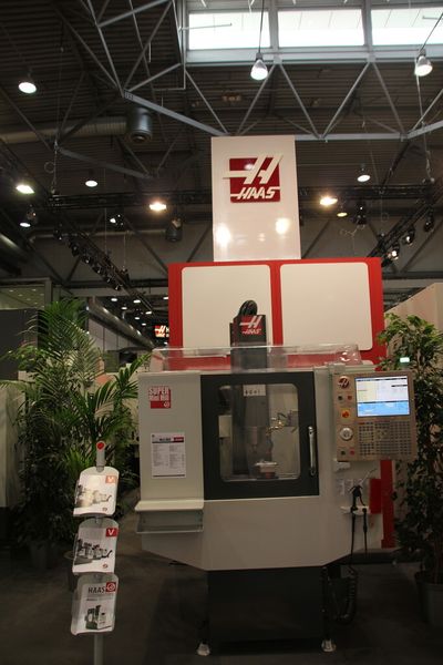 Haas auf der Intec 2015. (Sonnenberg)