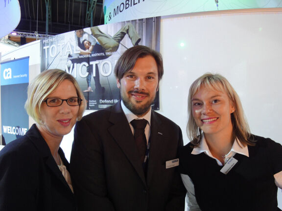Super Trio: Maja Hemming, Christian Kast, Stephanie Meyer, Tech Data (Archiv: Vogel Business Media)