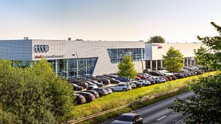 Das Audi-Zentrum Dortmund wurde vor fünf Jahren neu gebaut. (Bild: Hülpert)