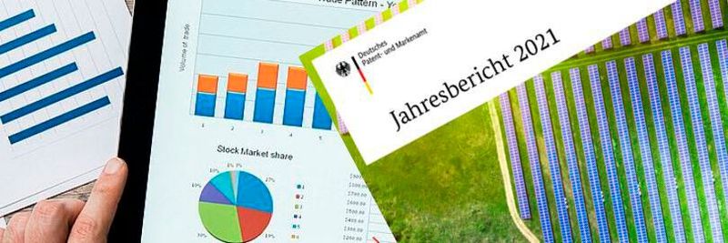 Die Jahresberichte des Deutschen Patent- und Markenamts enthalten Zahlenmaterial und Statistiken zu den Schutzrechtsanmeldungen in Deutschland.(Bild:  DPMA)