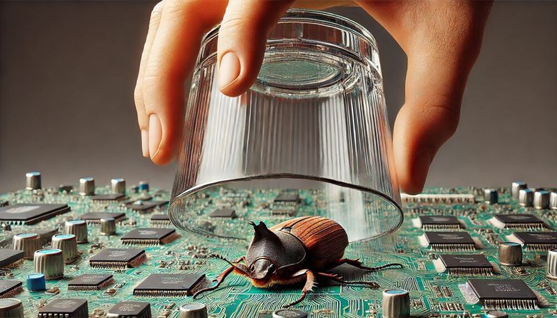 A bug hunter does not always have it easy, but every day holds a new, exciting challenge.(Image: Dall-E / AI-generated)