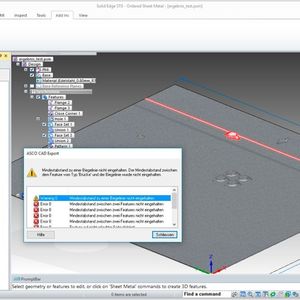 Die Software von Asco Data unterstützt alle Verfahren zum Trennen und zum Biegen von Bauteilen.