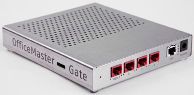 Das OfficeMaster Gate ist der ISDN-Controller für die OfficeMaster Unified Messaging Software. (Archiv: Vogel Business Media)