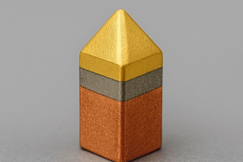 Bild 1:  Die drei elementarsten Kontaktbeschichtungen Nickel, Zinn und Gold. (Bild: Fischer Elektronik)