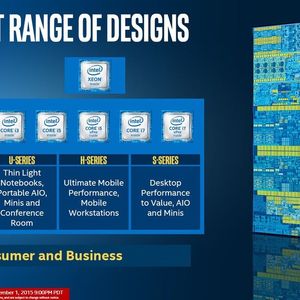 Mit den Skylake-Prozessoren will Intel alle Bereiche von Moibile- und Desktop-Rechnern abdecken: Vom Compute-Stick und Tablet bis hin zur mobilen Workstation und zum Gaming-Boliden.