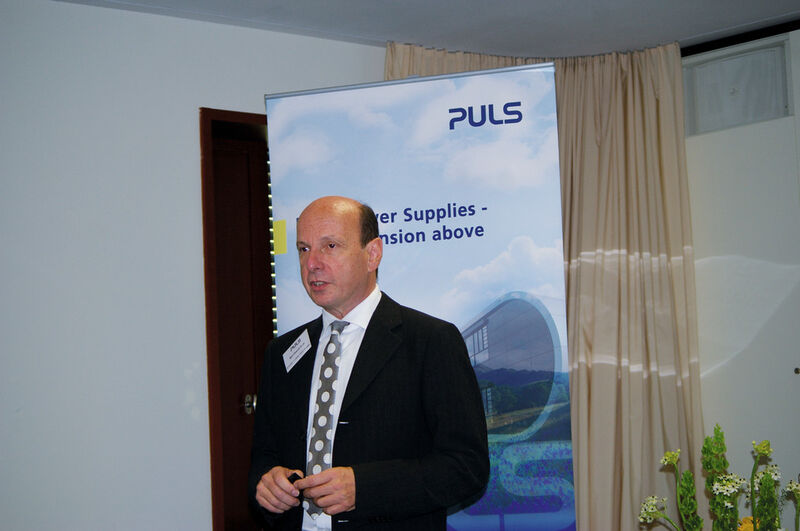 Berhhard Erdl, le président et propriétaire de PULS. une entreprise basée à Munich et ayant plus de 30 ans d'expérience en alimentation électrique à découpage. (Image: MSM)