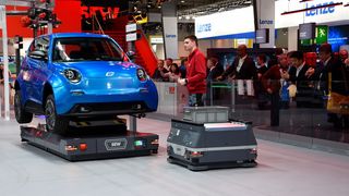 Die Leitmesse IAMD war einer der Besuchermagnete 2019 auf der Hannover Messe. In diesem Jahr müssen die Antriebstechnik-Hersteller auf digitale Präsentationen setzen. (Stefanie Michel)