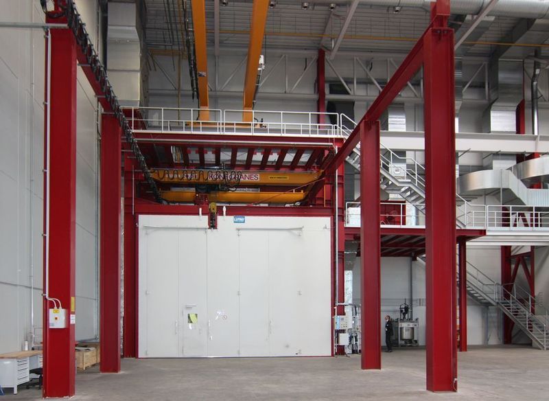 Die Lackieranlage ist mit einer Wärmerückgewinnung ausgestattet. Der Wirkungsgrad der Kreuzstromwärmetauscher liegt bei etwa 50%.  Bild: Lutro (Archiv: Vogel Business Media)