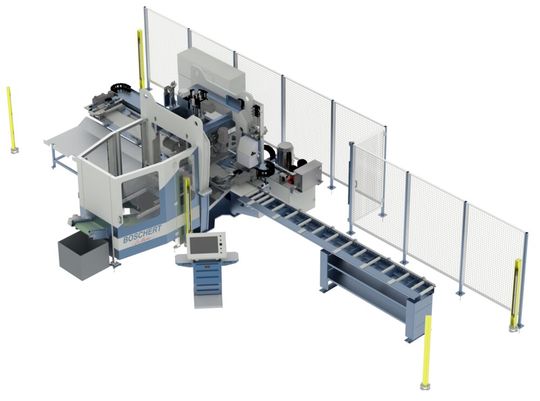 Die Cu-Master ist eine flexible Maschine zum effizienten Stanzen von Kupfer-, Aluminium- und Stahlstangen.(Bild:  Boschert GmbH & Co. KG)