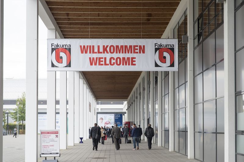 Fakuma international trade fair for plastics processing with regard to all types of plastics has kicked off at Friedrichshafen on October 14, 2014. The ‘plastics processing showcase’, which places second in global rankings for its sector, presents the entire process sequence beginning with R&D, right on up to mass production of plastic parts, assemblies and complete devices made of plastic with integrated functions to expert visitors from all over the world. (Picture: Schall)