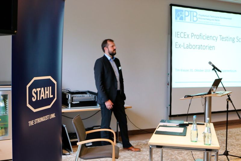 Impressions from the R. Stahl Expert Forum from Stromberg last year: Around 90 explosion safety experts met together to discuss developments in their field and share information. (R. Stahl)