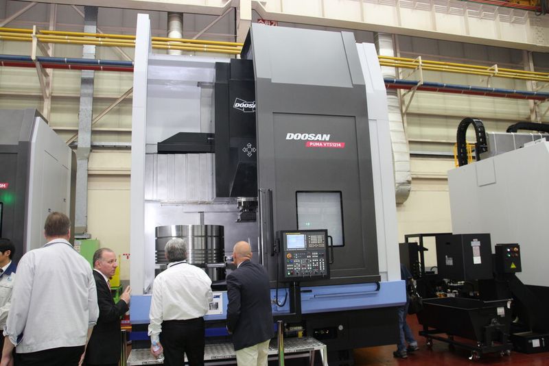 Doosan is not known in Europe for such large machines. (Source: Fouhy)