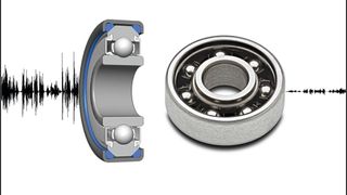 Die speziellen NVH-Rillenkugellager laufen nicht nur selbst leise, sondern entkoppeln auch vorhandenen Körperschall durch spezielle Elastomere zwischen Kugellager und Gehäuse passiv. (Bild: Rollax)