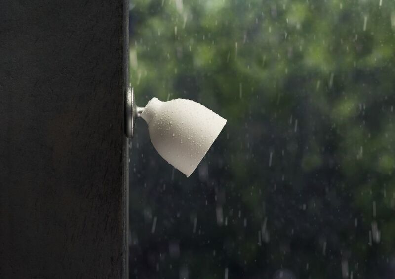 Regen, Schnee und Spritzwasser beeindruckt die IQ-Außenkamera von Nest Labs nicht wirklich. (Nest)
